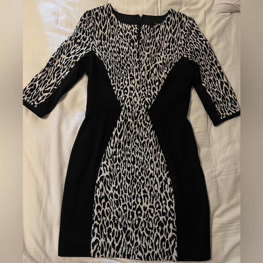 Black Halo Terry Mini Dress